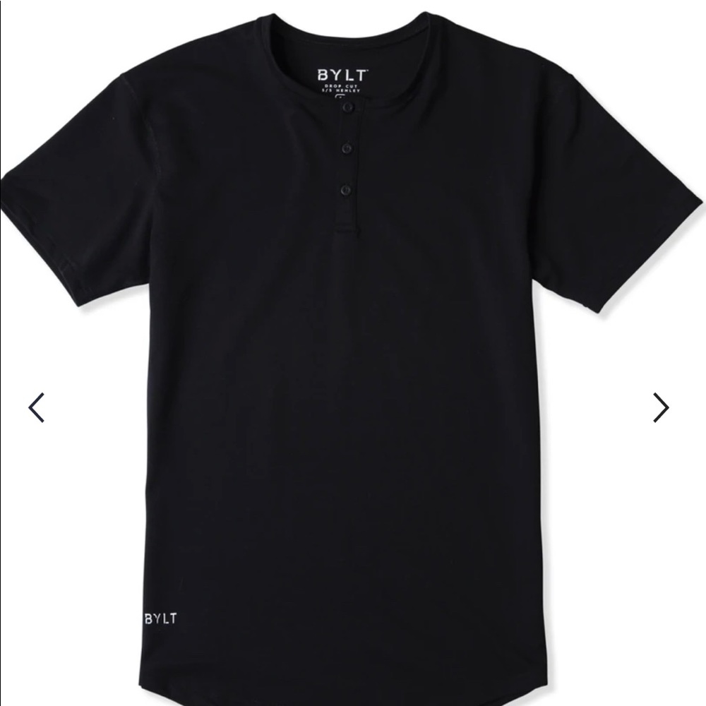 BYLT BLEND dropcut Black Henly s/s